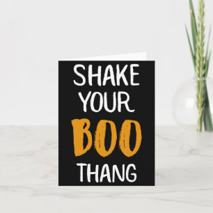 Cartão Sacuda Seu Fantasma de Halloween Boo Thang