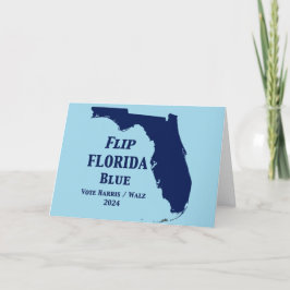 Cartão Sacudir Florida Blue em 2024