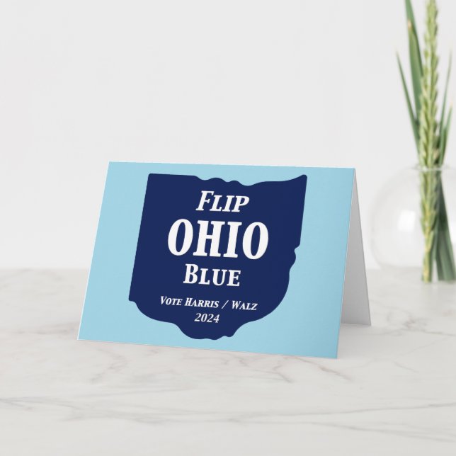 Cartão Sacudir Ohio Blue em 2024 (Frente)