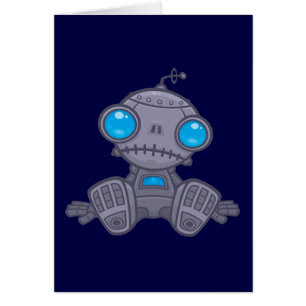 Cartão Sad Robot