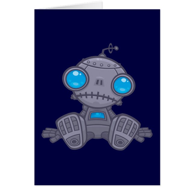 Cartão Sad Robot (Frente)