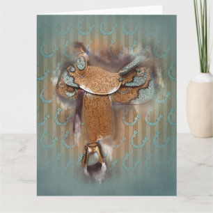 Cartão Saddle III - Placa, Saudação/Nota