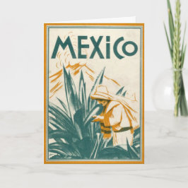 Cartão Safe Travels - Mexico Illustration