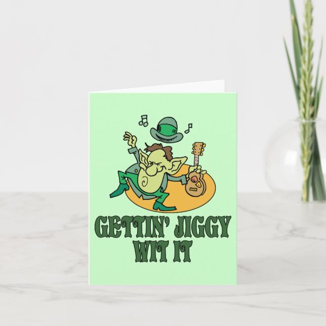 Cartão Sagacidade de Getting Jiggy ele (Frente)