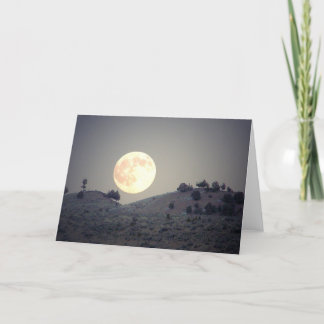 Cartão Sagebrush Moon - Photo Greeting Card