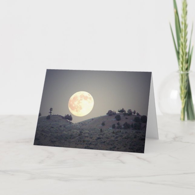 Cartão Sagebrush Moon - Photo Greeting Card (Frente)