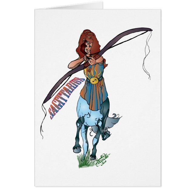 Cartão Sagitário (Frente)