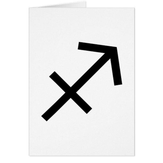 Cartão Sagitário (Frente)