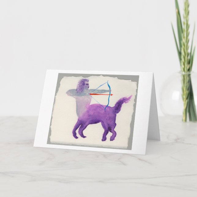 Cartão Sagitário (Frente)