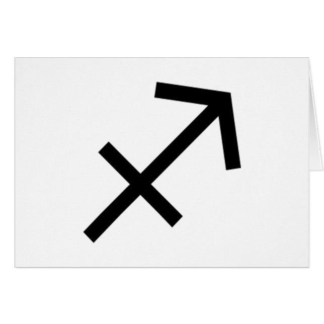 Cartão Sagitário (Frente Horizontal)