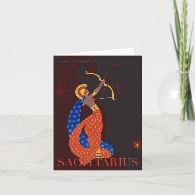 Cartão Sagittarius Note (Frente)