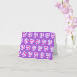 Cartão Sagittarius Zodiac Coquette Heart Cake