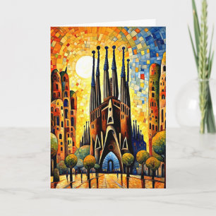 Cartão Sagrada Iluminada Pelo Sol