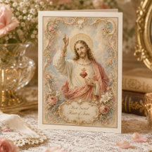 Sagrado Coração de Jesus Vintage para Todas as Oca