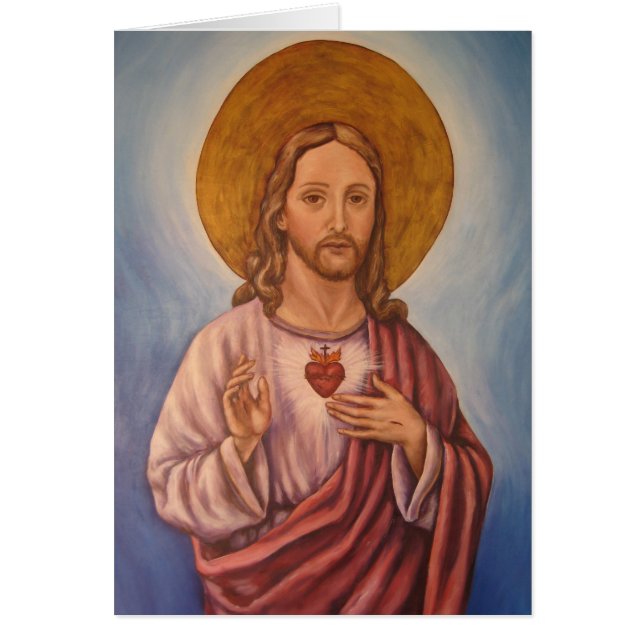 Cartão Sagrado Corazon (Frente)