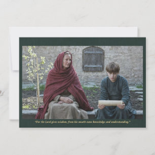 Cartão Sagrado   Santa Ludmila com Venceslau