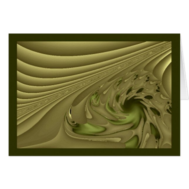 Cartão Sahara no por do sol (Frente Horizontal)