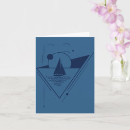 Cartão Sailboat greeting card