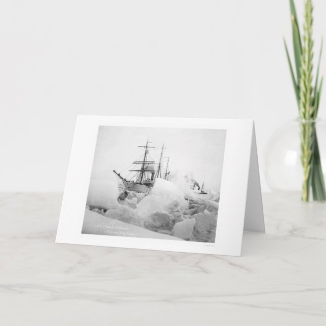 Cartão Sailing Ships Nome, Alaska 1904 (Frente)