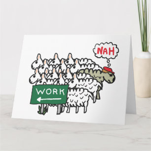 Cartão Saindo do Trabalho