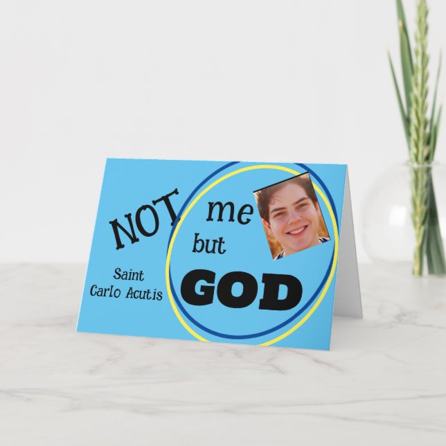 Cartão Saint Carlo Acutis Card (Frente)