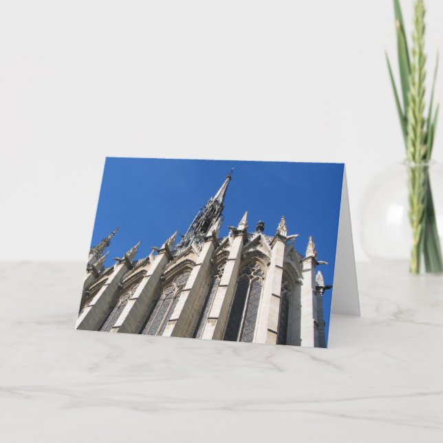 Cartão Saint Chapelle Paris (Frente)
