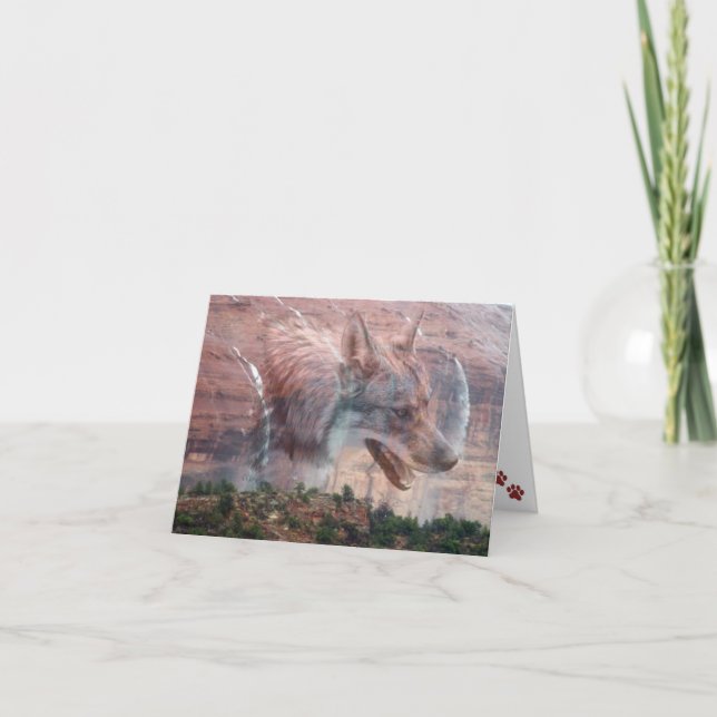 Cartão Saint Francis Quote Animal Notecard (Frente)