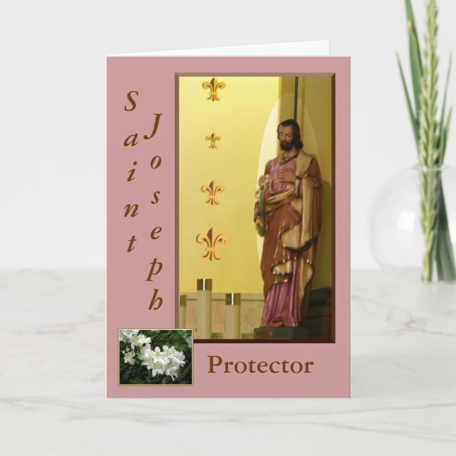 Cartão Saint Joseph Greeting Card (Frente)