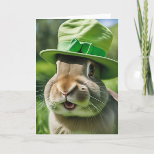 Cartão Saint Patrick's Day Bunny