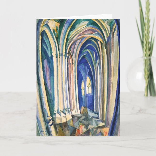 Cartão Saint-Séverin | Robert Delaunay | (Frente)