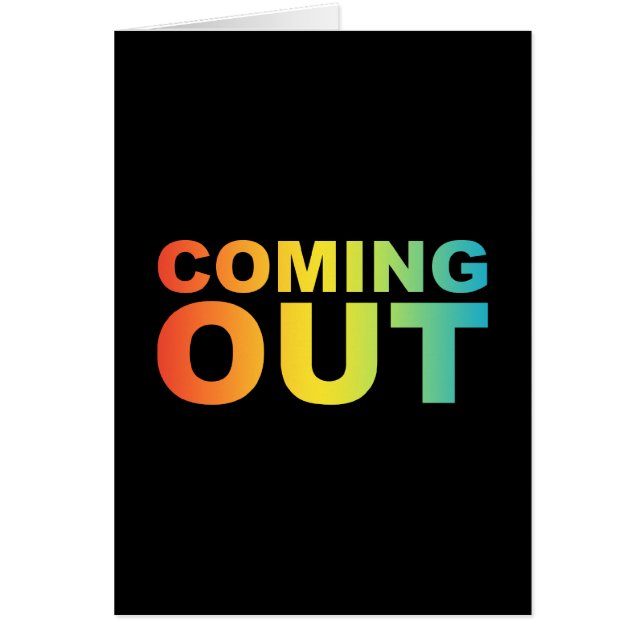 Cartão sair corajoso (Frente)