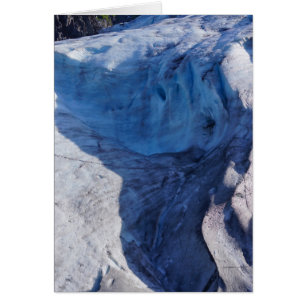 Cartão Sair das ondas do glaciar