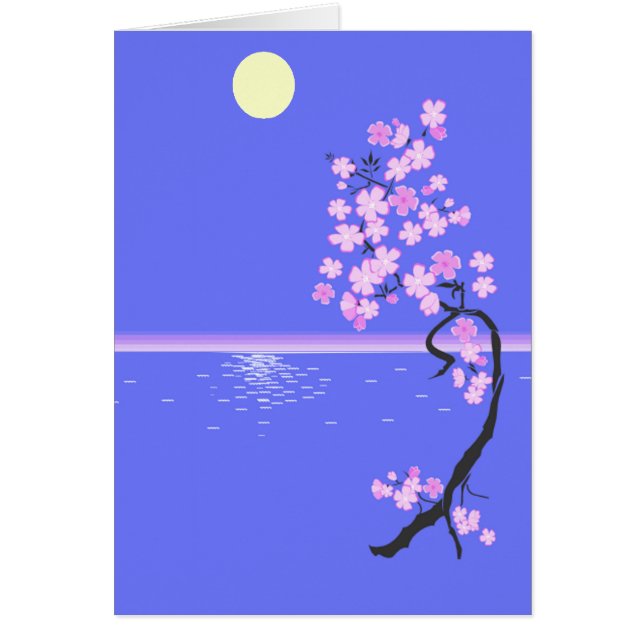 Cartão Sakura Blooms (Frente)