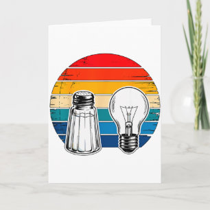 Cartão Sal E Luz Cristão Retro