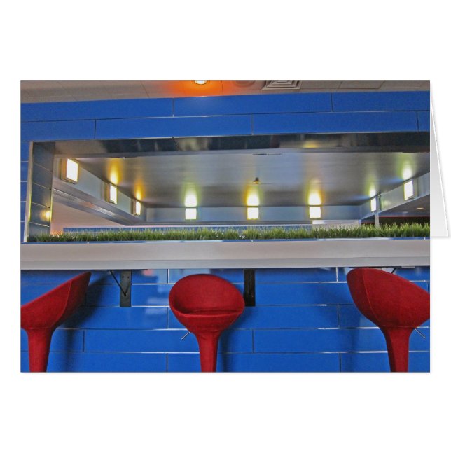 Cartão Sala de estar do aeroporto (Frente Horizontal)