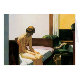 Cartão Sala de hotel de Edward Hopper
