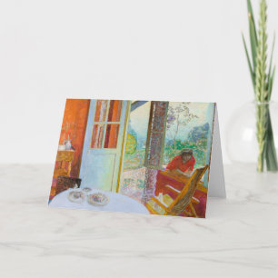 Cartão Sala de jantar no país   Paul Bonnard