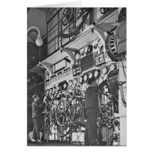 Cartão Sala de motor