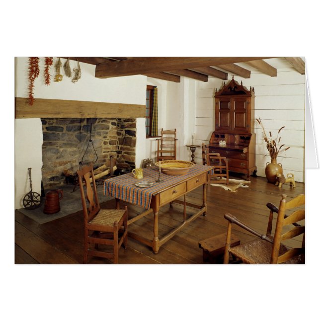 Cartão Sala de Piedmont, condado North Carolina de (Frente Horizontal)