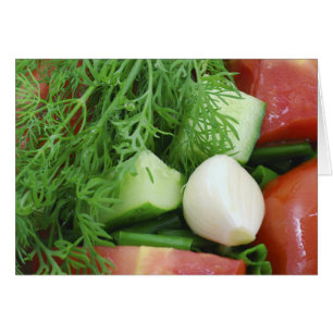Cartão salada