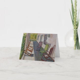 Cartão Salado Texas porch Greeting Card