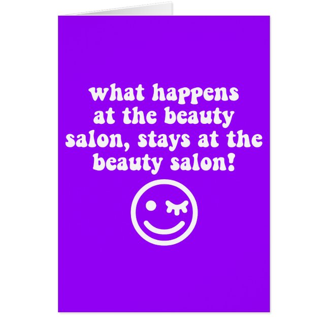 Cartão Salão de beleza (Frente)