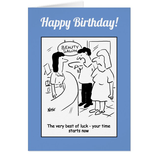 Cartão Salão de beleza - seu tempo começa... agora! (Frente)