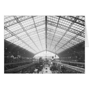 Cartão Salão de Máquinas, Exposição Universal