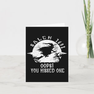 Cartão Salem 1692 Oops Você Perdeu Um Julgamentos das Bru