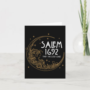 Cartão Salem 1692 Perderam Uma Figurinha De Halloween 1