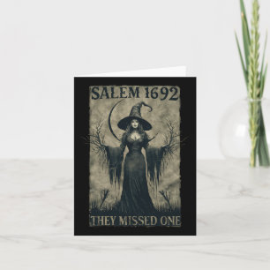 Cartão Salem 1692 Perderam Uma Testemunha Feminista De Ha