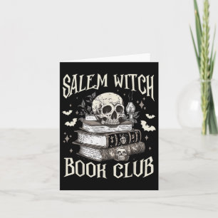 Cartão Salem Witch Book Club Halloween