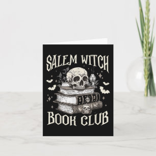 Cartão Salem Witch Book Club Halloween