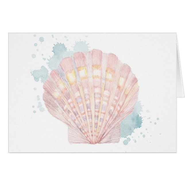 Cartão Salento Coast Shell (Frente Horizontal)